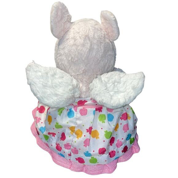Mary Meyer Plush Pig Angel Wings Dress Apple Stuffed Animal Shower Nursery 10” - Picture 3 of 14